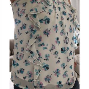 Lauren Conrad polyester flowy tank top